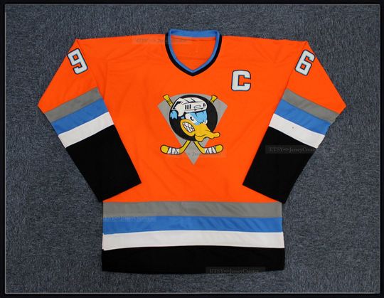 Discover Orange Mighty Duck #96 Charlie Conway Jersey Custom Names;Stitched;Toddler/Youth/Kids/Adult;Personalized Hockey Jersey Cosplay