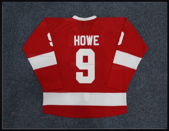 Discover 1986 Howe #9 Hockey Jerseys Red/White Movie Cameron Frye Jersey Stitched;Toddler/Youth/Adult;Custom Names