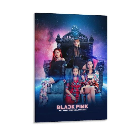 Blackpink Jisoo Rose Jennie Vertical Poster Wall Art Print Bedroom Living Room Decor