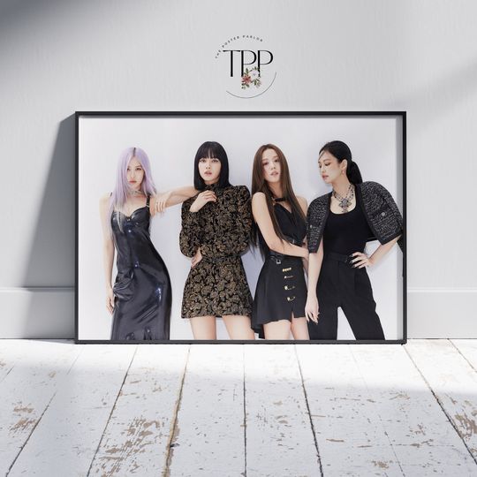 BlackPink Poster, Kpop Wall Art, Music Decor, Fine Art Print, Gift for friends