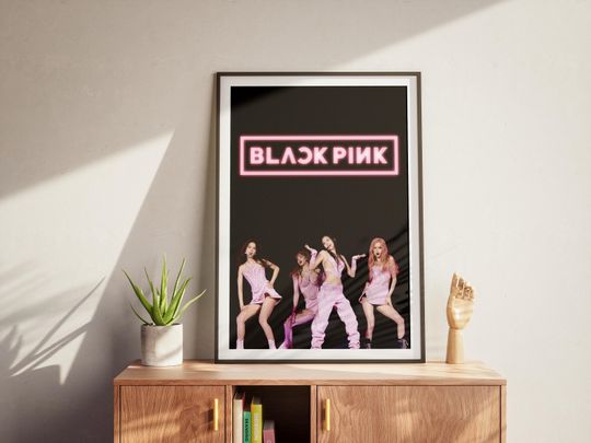 BLACKPINK Poster Print | K-Pop Wall Art | Girl Group Music Decor | Bedroom Aesthetic | BLINK Gift