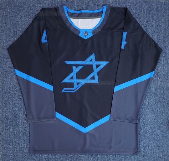 Discover Custom Team Israel National Hockey Jersey All Stitched;Toddler/Youth/Men;Personlize Any Names