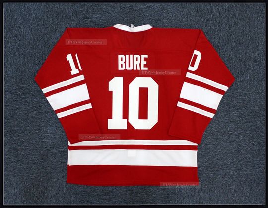 Discover 80's Pavel Bure #10 Team CCCP Hockey Jersey Red Stitched;Youth/Adult;Custom Names