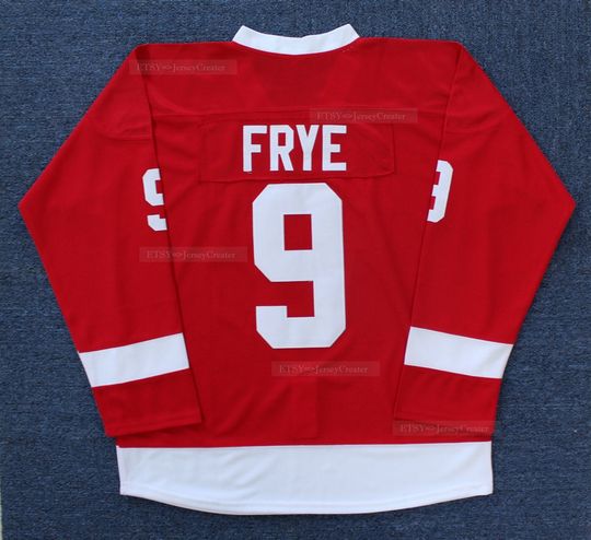 Discover Movie 1986 Cameron Frye #9 Ice Hockey Jerseys Red Stitched;Toddler/Youth/Adult;Custom Names