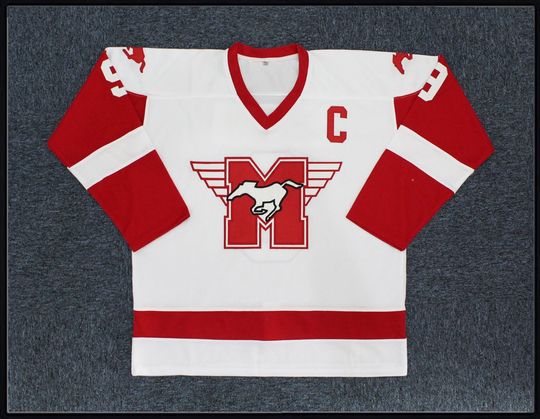 Discover Movie Derek Sutton #9 Hamilton Mustangs Hockey Jersey;Stitched;Youth/Kids/Adult Any Size;Personalized Hockey Jersey Cosplay