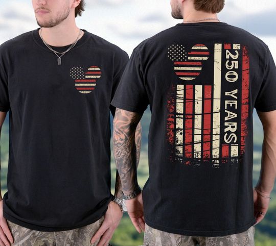 Discover Disney 250 Celebrates America , Mickey America Flag Shirt, Disneyland 2026 Shirt Disneyworld Trip, Disney Trip Shirt, USA 250th Anniversary