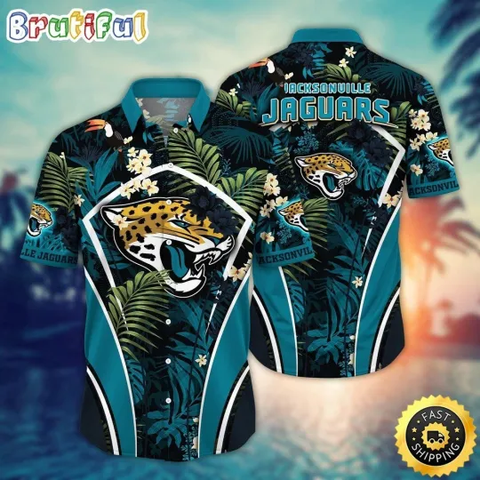 Discover Jacksonville Football Jaguarss Team Hawaiian Shirt Button Down