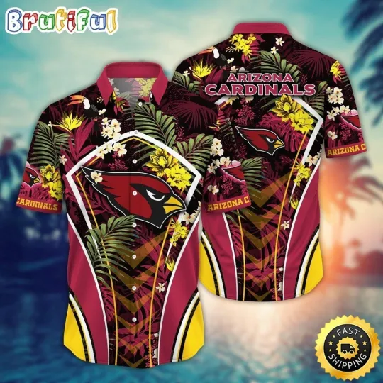 Discover Arizonna Football Cardinalss Team Hawaiian Shirt Button Down Unisex