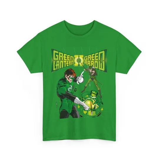 Discover Green Lantern & Green Arrow T-Shirt - Neal Adams Art - 1970s DC Comics