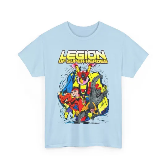 Discover Legion of Super-Heroes T-Shirt - Mon-El, Colossal Kid, Wildfire, Dawnstar, Blok