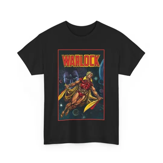 Warlock T-Shirt - Jim Starlin Art - Marvel Comics Cosmic Superhero, The Enclave