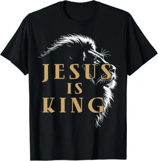 Discover Jesus is King Lion of Judah Shirt, Christian Faith T-Shirt S-5XL
