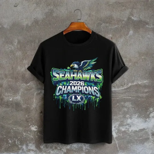 Discover 2026 B.owl Seahawkss Champions LX T-Shirt - Size S-5XL