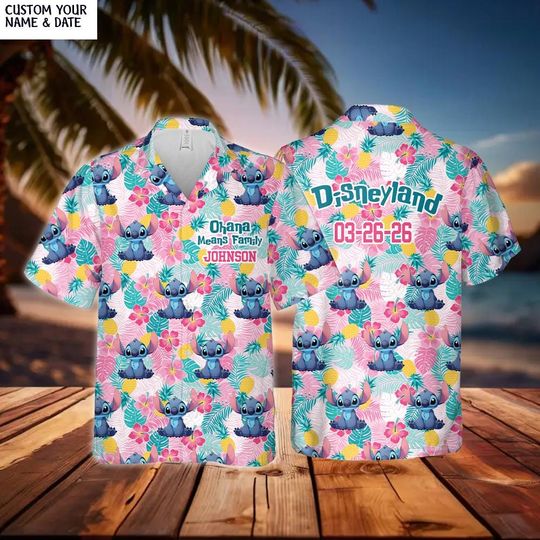 Discover Ohana Means Family Hawaii Aloha Vacation Shirt, Summer Hawaiian Shirt for Family