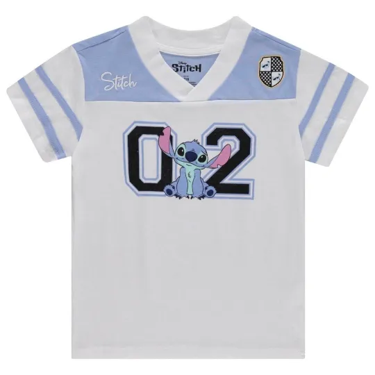 Discover Disney Girls Lilo & Stitch Soccer Jersey T-Shirt for Girls