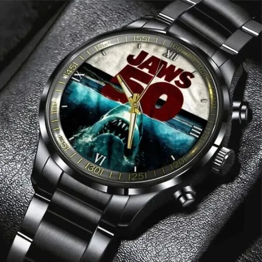 Discover Jaws Black Stainless Steel Watch – 320