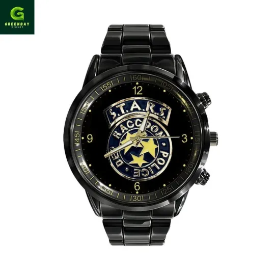 Discover Raccoon Police Station Stainless Steel Watch