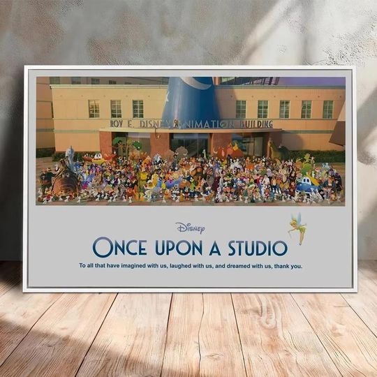 Discover Walt Disney World Once Upon A Studio Group Poster Print Disney