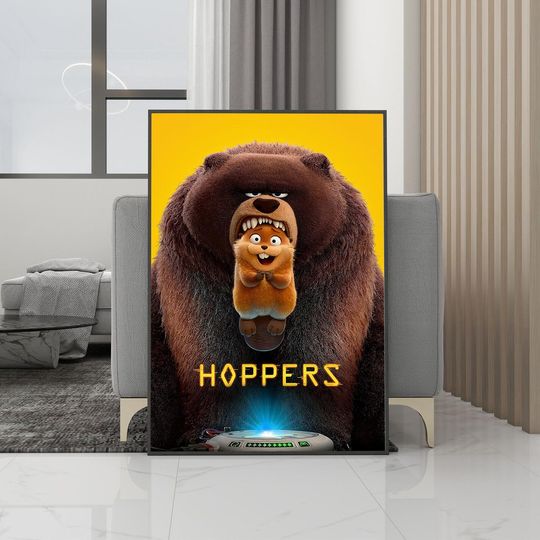 Discover Hoppers Movie Poster Canvas Wall Art - Unframed Print - Movie Fans Collection - Room Decor - Birthday Gift