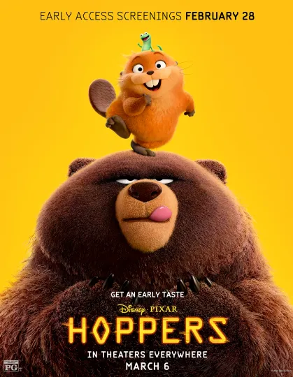 Disney Pixar HOPPERS Collector's Movie Poster