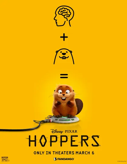 Discover Disney Pixar HOPPERS 11" x 14" Collector's Movie Poster ( T2 )