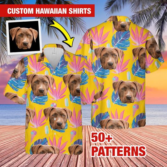 Discover Personalized Hawaiian Shirt with Face- Custom Family Beachwear
