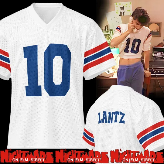 Discover Nightmare Lantz Mesh Football Jersey Halloween Costume Freddy Cosplay