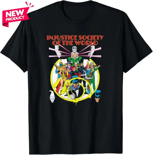 Injustice Society of America T-Shirt - George Perez Art - JSA Foes - DC Comics