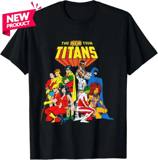 Discover New Teen Titans T-Shirt - George Perez Art - Robin, Wonder Girl, Starfire, Raven