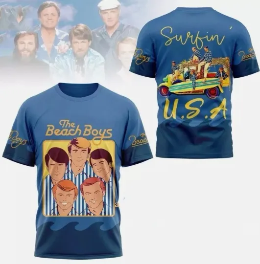Discover The Beach Boys Member Music 3D T-Shirt