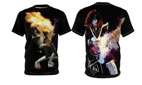 Discover Collection Ace Frehley 3D T-Shirt, Gifl for Fan