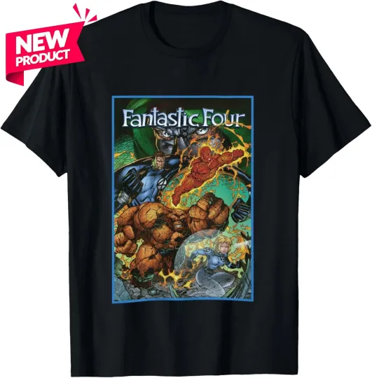 Discover Fantastic Four T-Shirt - Marvel Comics - Heroes Reborn - Jim Lee Art - The Thing