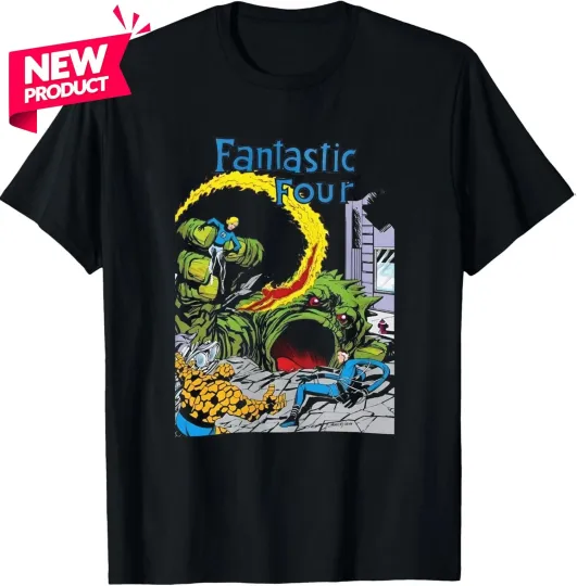 Fantastic Four T-Shirt - John Byrne Art - #1 Cover - Marvel Comics - Human Torch