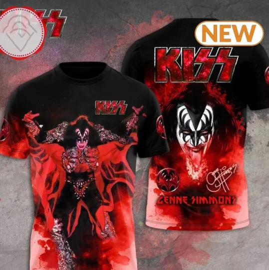 Discover Gene Simmons 3D T-Shirt
