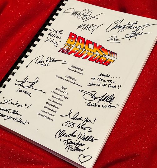 Discover Back, Future Movie Notebooks, Movie Present, Birthday Gift, Movie Gift, Film Script, Film Present, Screenplay, Christmas