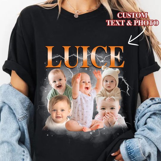 Discover Kids Custom Bootleg Rap T-Shirt with Vintage Graphic