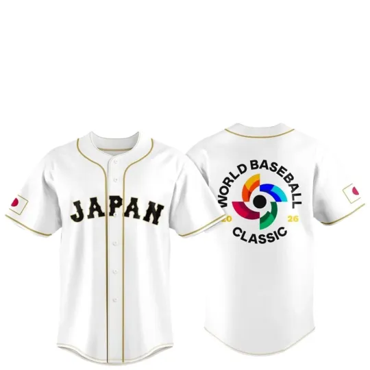 Discover Japan 2026 World Baseball Classic Jersey Print For Fan Gear Multicolor