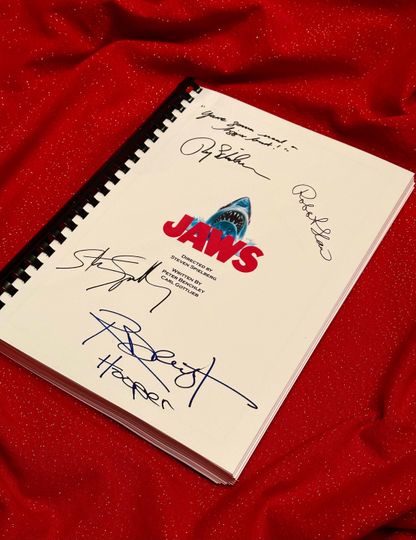 Discover JAWS Movie Notebooks, Present, Birthday Gift, Movie Gift, Film Script, Stocking filler, Printed Replicas