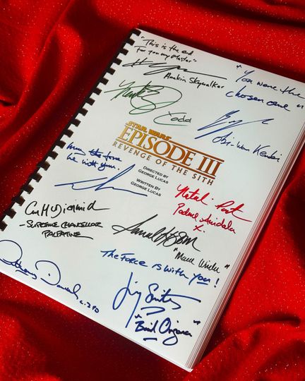 Discover REVENGE, SITH, Movie Notebooks, Present, Birthday Gift, Movie Gift, Film Script, Stocking filler, Printed Replicas