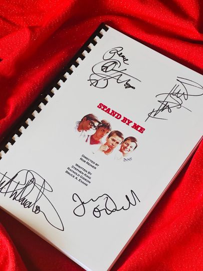 Discover STAND BY ME Signed Movie Notebooks, Birthday Gift, Movie Gift, Film Screenplay, 80's, 1980's