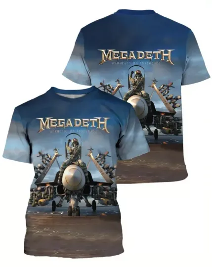 Megadeth Band Album Cover 3D T-Shirt