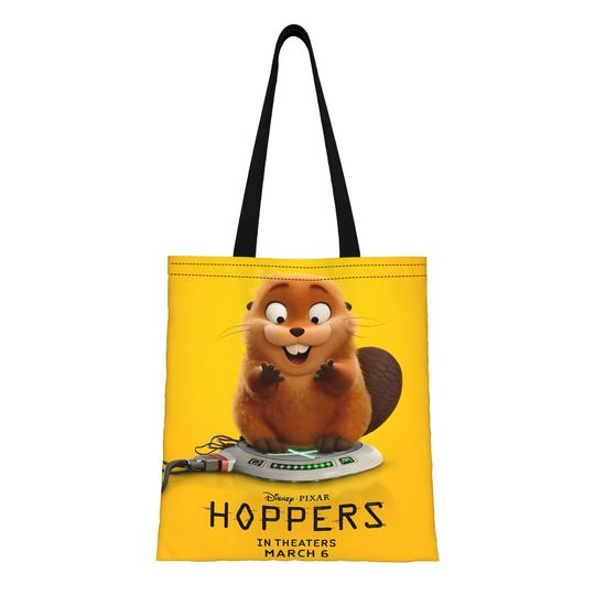 Hoppers Movie Tote Bag, Women's Day Gift, Back To School Gift