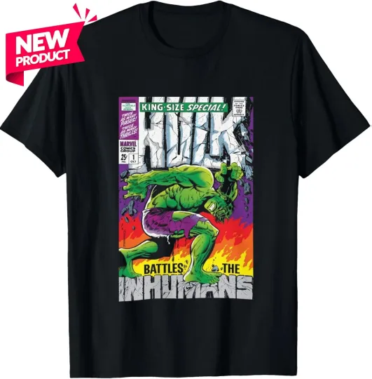 Incredible Hulk T-Shirt - Steranko Art - King-Size Special #1 - Marvel Comics