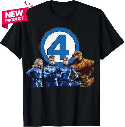 Fantastic Four T-Shirt - 2025 Movie - Marvel Comics - Alex Ross - Human Torch