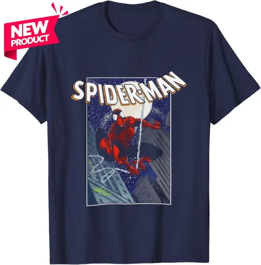 Discover Amazing Spider-Man T-Shirt - Tom Lyle Art - Peter Parker - Marvel Comics NEW