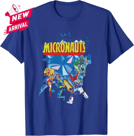 Discover Micronauts T-Shirt - Microverse - Arcturus Rann, Acroyear, Bug - Marvel Comics