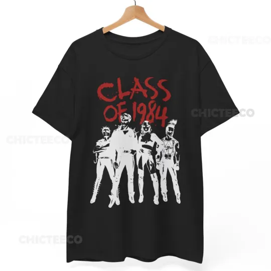 Discover Class of 1984 T-Shirt with Cult Punk Movie and 80s Horror Design, Unisex tee