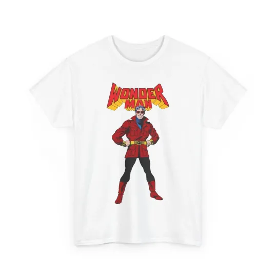 Discover Wonder Man T-Shirt - George Perez Art - West Coast Avengers - Marvel Comics NEW