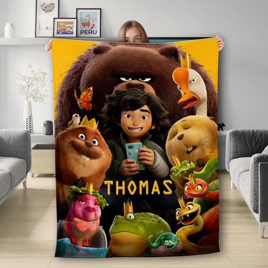 Discover Personalize Disney Hoppers Blanket, Hoppers Magic Kingdom Quilt, Custom Baby Blanket, Birthday Boy Girl Fleece Blanket, Disney Blanket