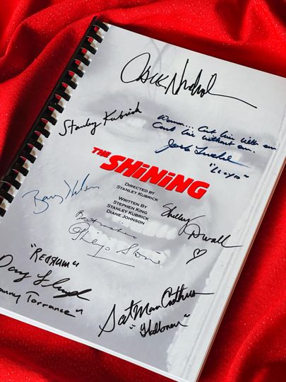 Discover SHINING Movie Script, Birthday Gift, Movie Gift, Film Script, Screenplay, Autographs, Horror